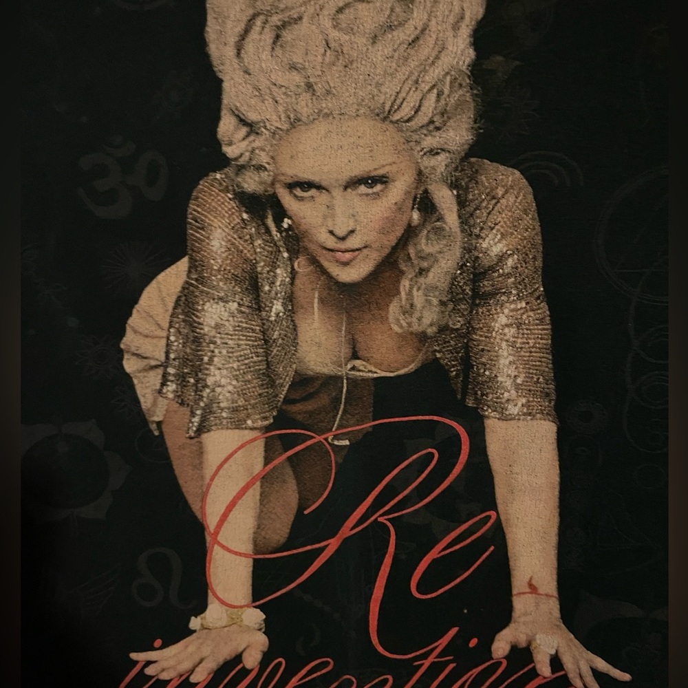 Madonna official Re-Invention tour tee